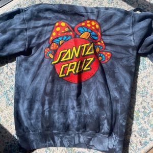 Santa Cruz Mushroom Sweatshirt Tye Dye
